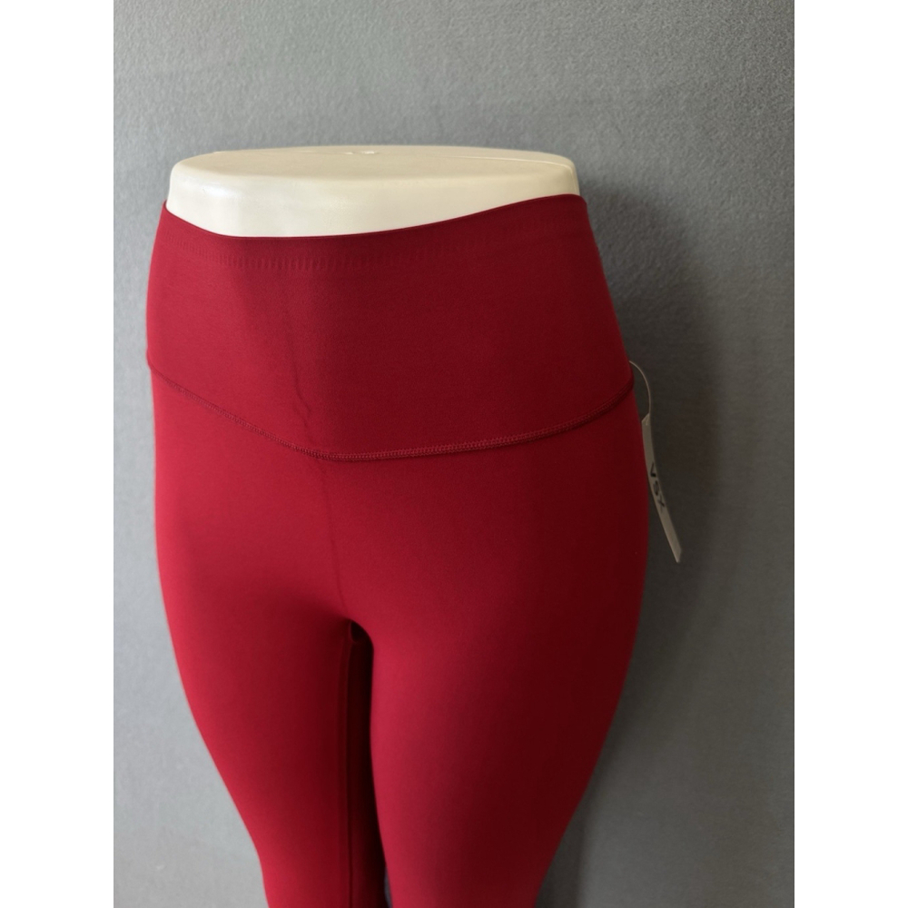 VSX Victoria's Secret Elevate Leggings Red High Rise 25" Inseam XDEFINE - Picture 3 of 12